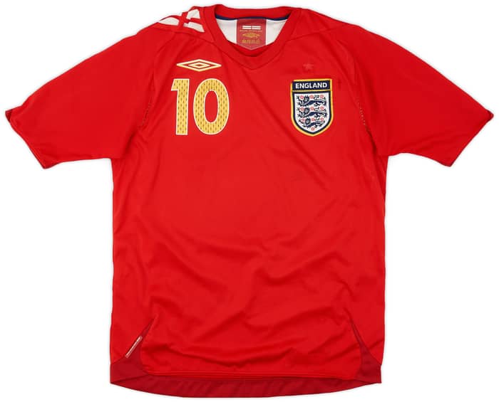 2006-08 England Away Shirt Owen #10 - 4/10 - (S)