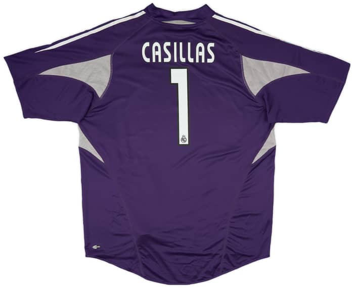 人気ブランドランキング Shirt S/S GK Madrid Real 2004-05 Casillas (L) #1 ウェア