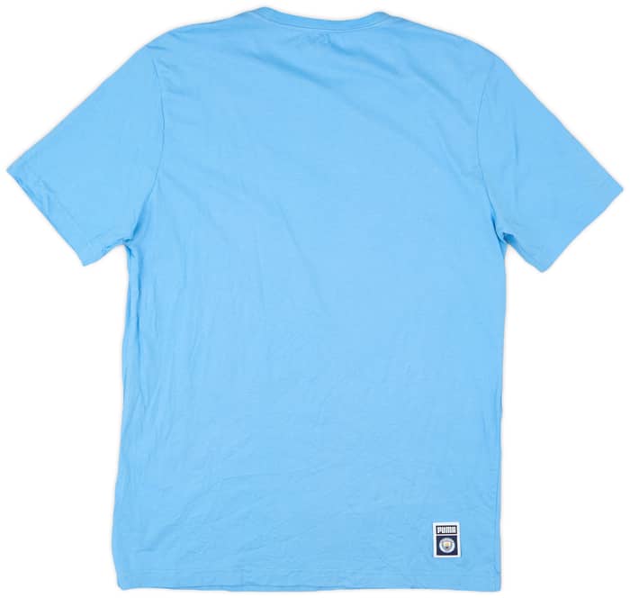 2019-20 Manchester City Puma Cotton Tee - 9/10 - (M)