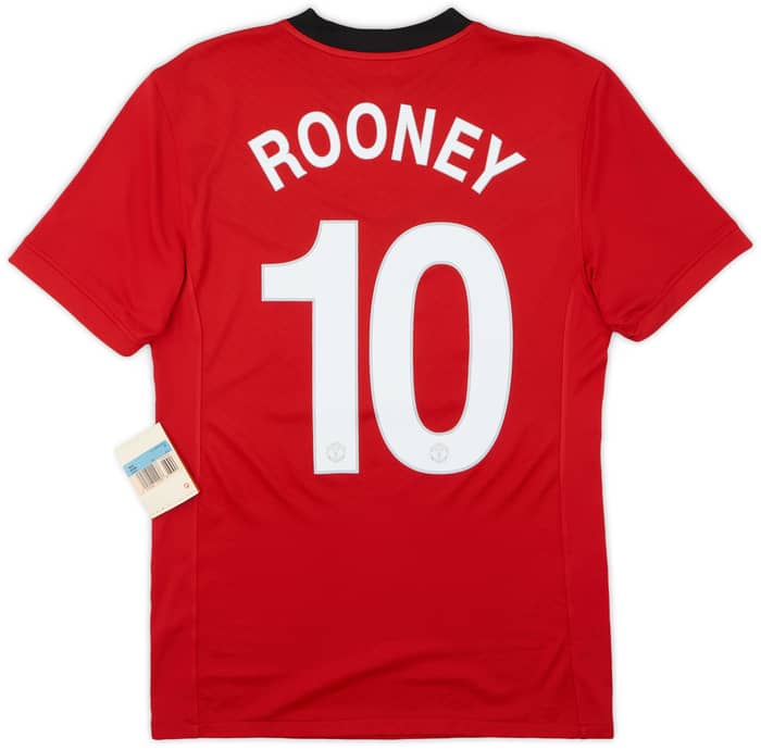 2009-10 Manchester United Player Issue Home Shirt Rooney #10 (M)