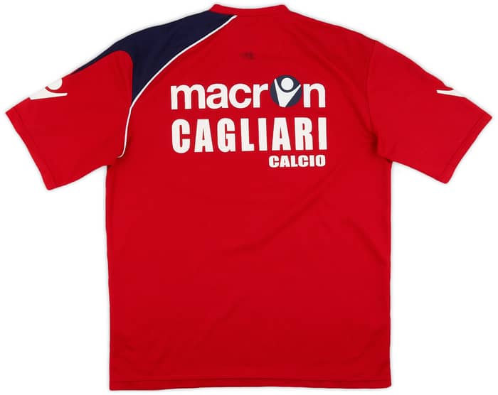 2010-11 Cagliari Macron Training Shirt - 6/10 - (L)
