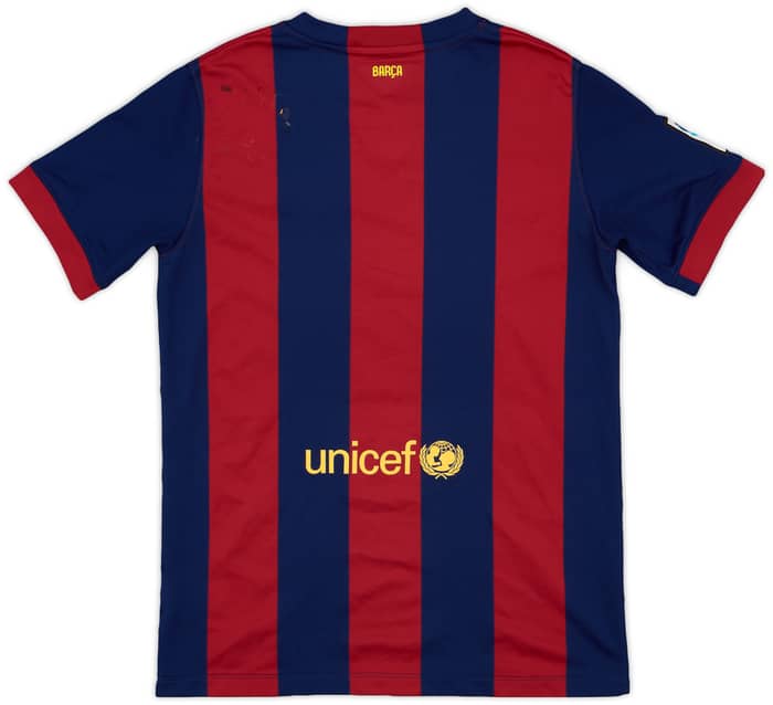 2014-15 Barcelona Home Shirt - 6/10 - (XL.Boys)