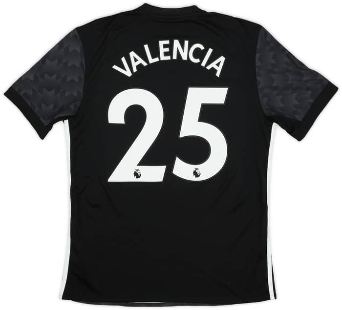 2017-18 Manchester United Away Shirt Valencia #25 - 9/10 - (M)