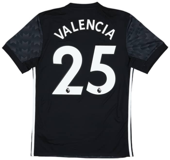 2017-18 Manchester United Away Shirt Valencia #25 (S)