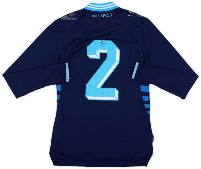 2012-13 Napoli Away L/S Shirt #2 - 4/10 - (S)
