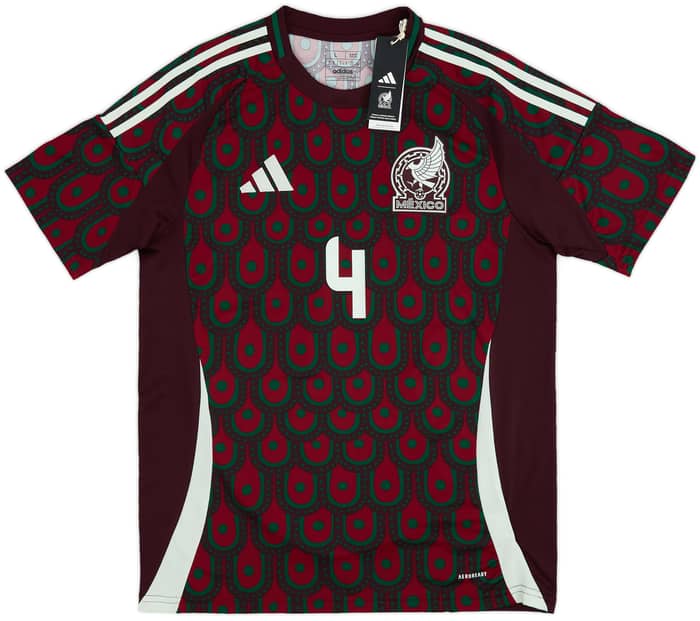 2024-25 Mexico Home Shirt E.Alvarez #4
