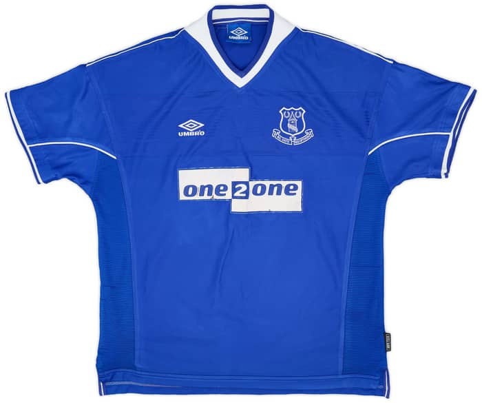1999-00 Everton Home Shirt Moore #23 - 7/10 - (XXL)