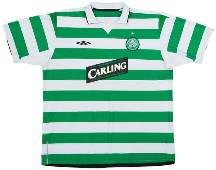2004-05 Celtic Home Shirt Lennon #18 - 8/10 - (3XL)