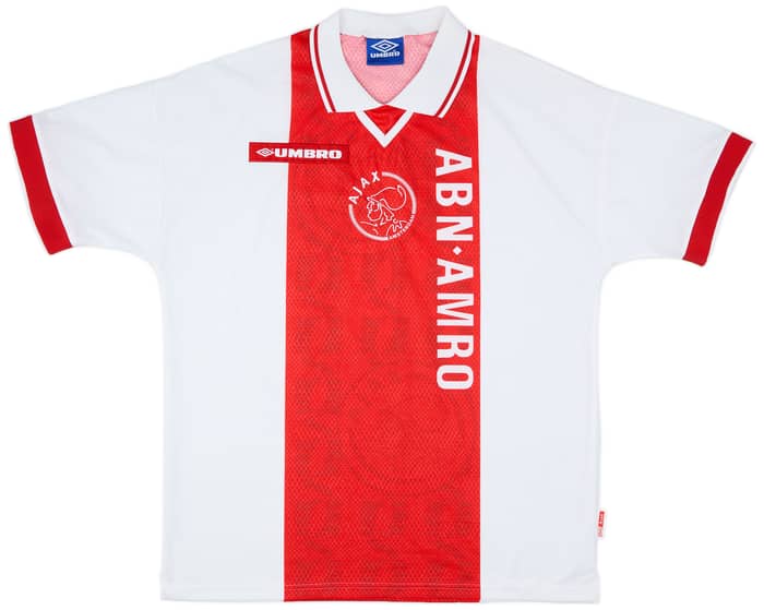 1998-99 Ajax Home Shirt F.De Boer #4 - 9/10 - (XL)