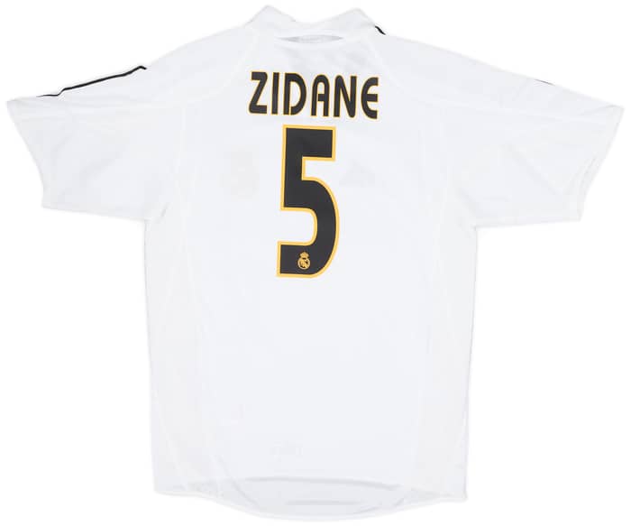 2004-05 Real Madrid Home Shirt Zidane #5 (S)