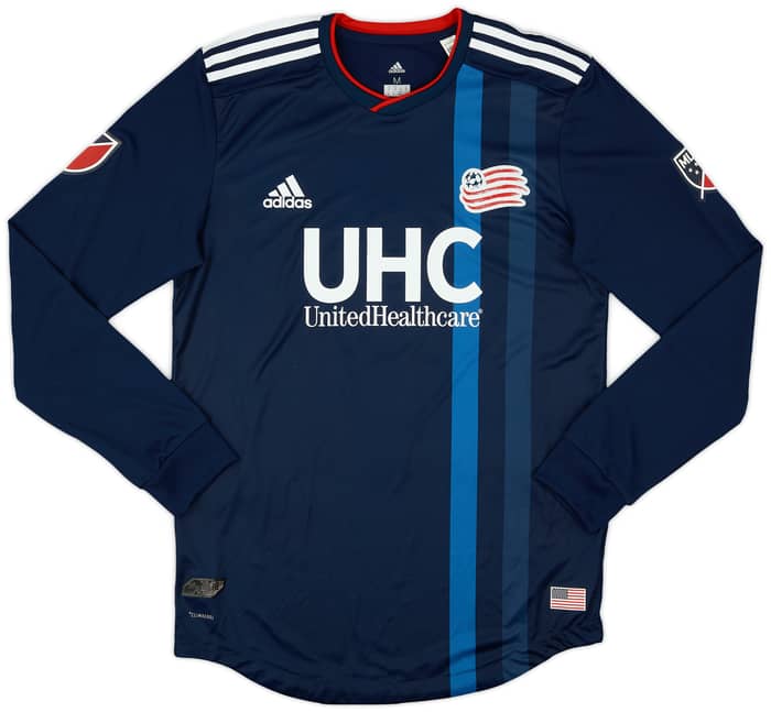 2018 New England Revolution Match Issue Home L/S Shirt Nemeth #9
