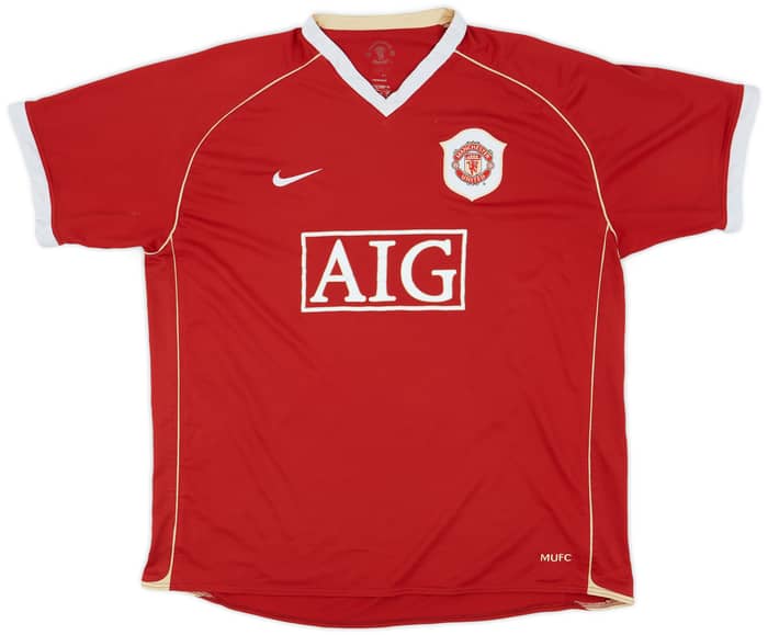 2006-07 Manchester United Home Shirt Scholes #18 - 5/10 - (XXL)