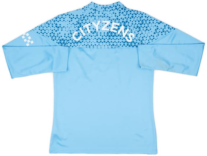 2023-24 Manchester City Player Issue 1/4 Zip Training Top #20 (Silva) - 7/10 - (S)