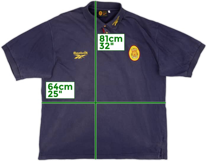 1998-99 Liverpool Reebok Polo Shirt - 6/10 - (XL)