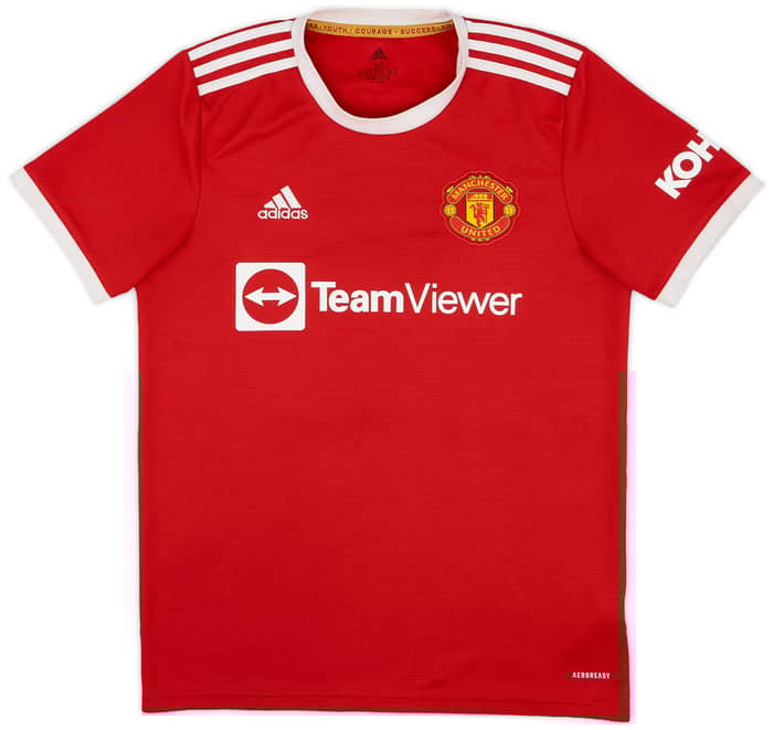 2021-22 Manchester United Home Shirt Sancho #25 - 7/10 - (M)