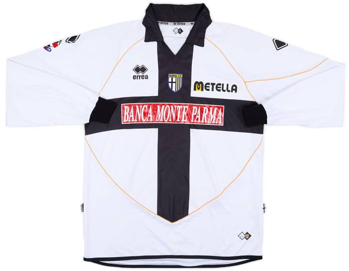 2008-09 Parma Match Issue Home L/S Shirt Antonelli #3