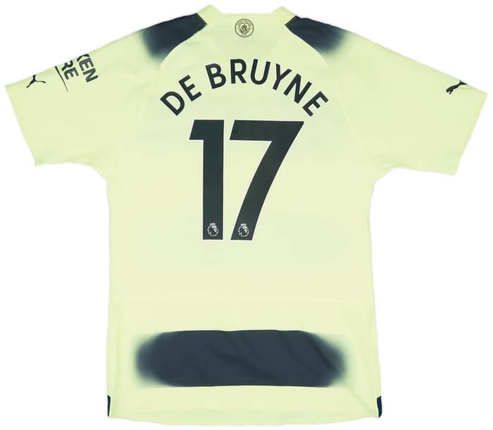 2022-23 Manchester City Player Issue Third Shirt De Bruyne #17