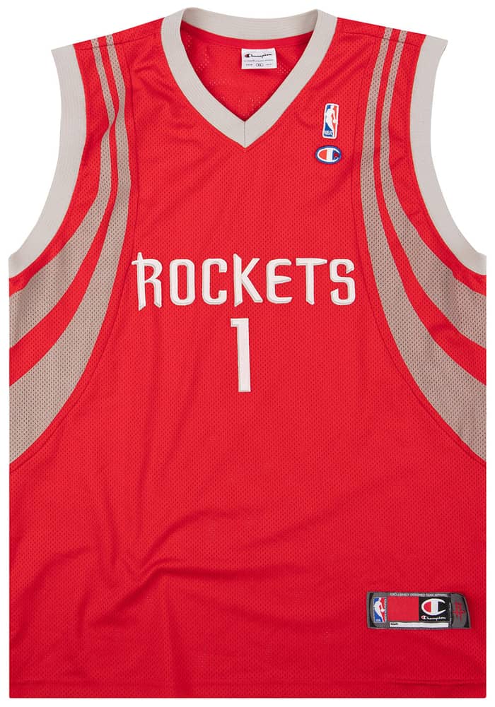 2004-10 Authentic Houston Rockets McGrady #1 Champion Jersey (Away) XL