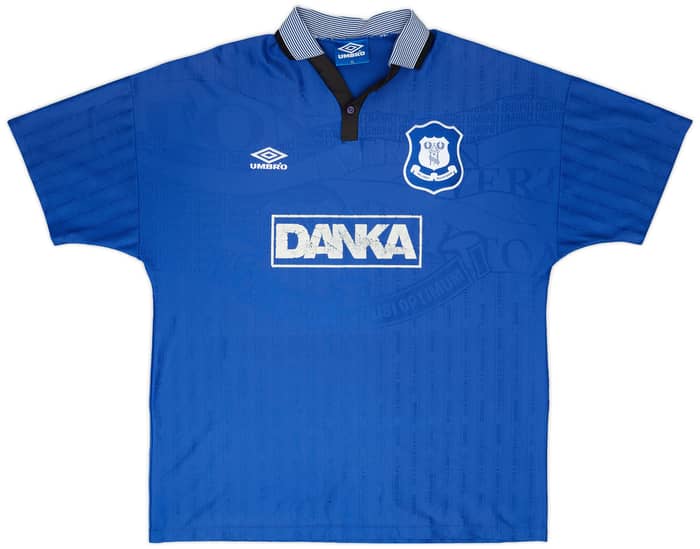 1995-97 Everton Home Shirt Ferguson #9 - 6/10 - (XL)