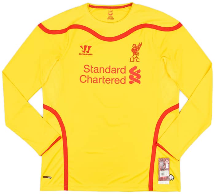 2014-15 Liverpool Away L/S Shirt Gerrard #8 (XL)