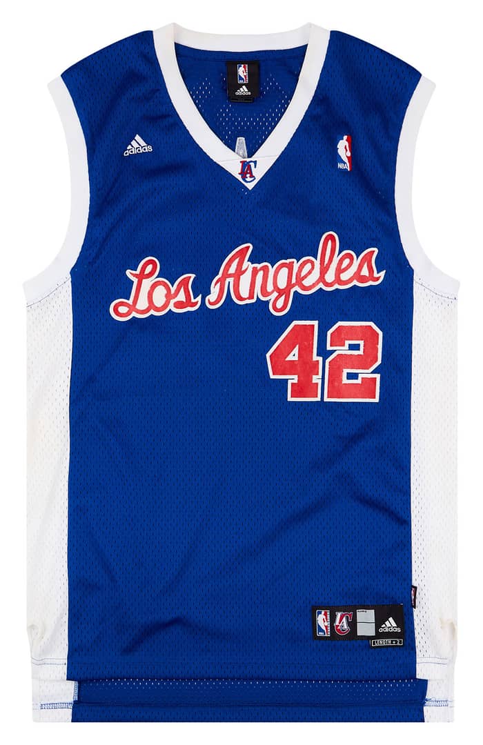 2006-08 LA Clippers Brand #42 adidas Swingman Jersey (Alternate) M