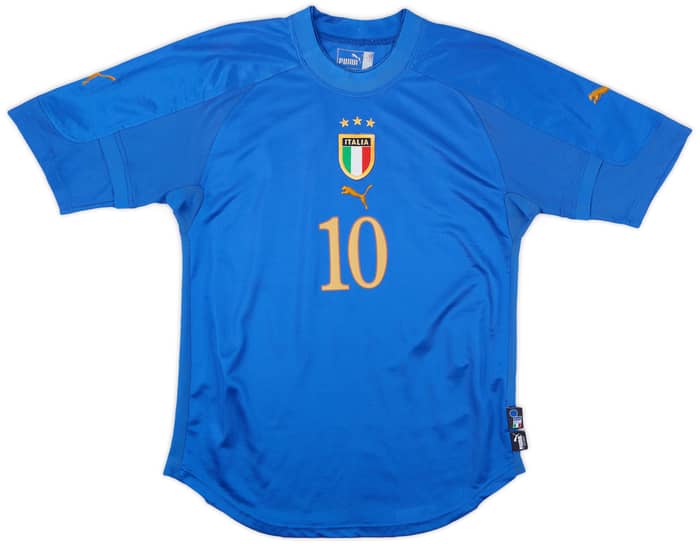 2004-06 Italy Home Shirt Baggio #10 - 7/10 - (S)