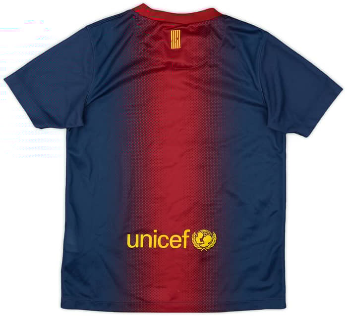 2012-13 Barcelona Basic Home Shirt - 8/10 - (S.Boys)