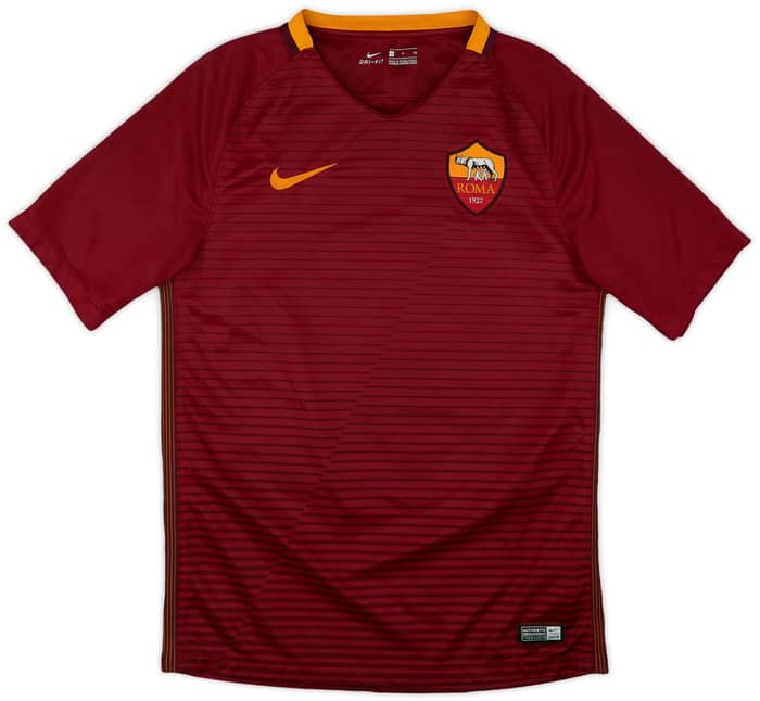 2016-17 Roma Home Shirt Dzeko #9 - 9/10 - (S)