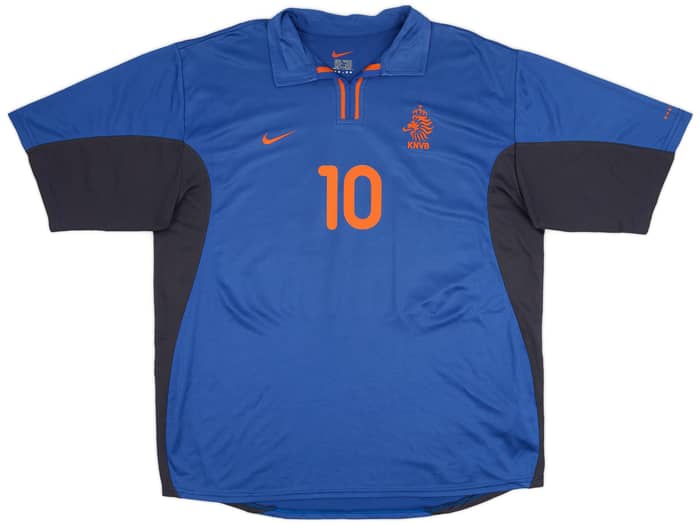 2000-02 Netherlands Away Shirt Bergkamp #10 - 8/10 - (XL)