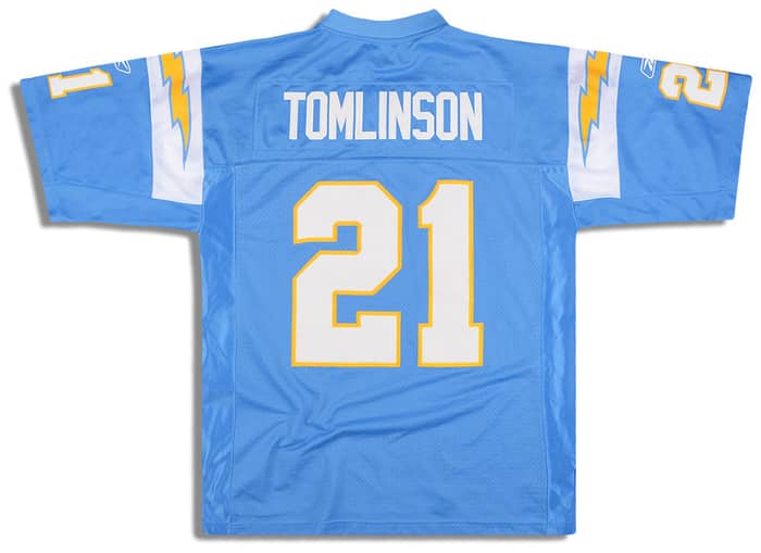2005-06 San Diego Chargers Tomlinson #21 Reebok Premier Jersey (Alternate) XXL