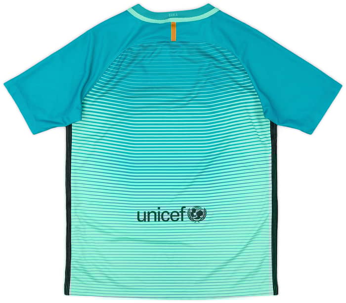 2016-17 Barcelona Third Shirt - 7/10 - (XL.Boys)