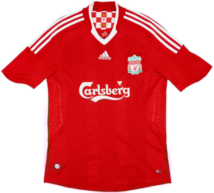 2008-10 Liverpool Home Shirt Gerrard #8 - 5/10 - (M)