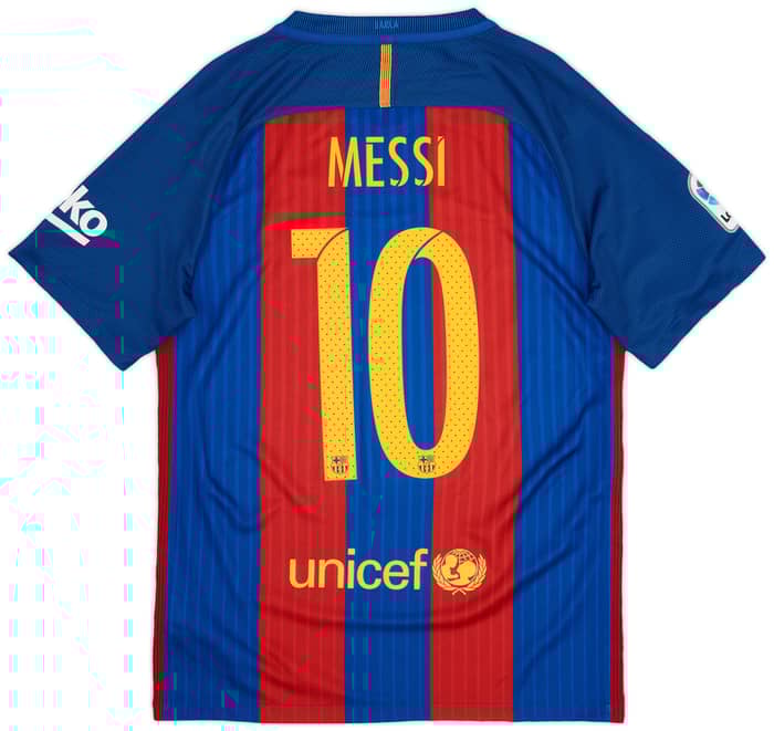 2016-17 Barcelona Home Shirt Messi #10 - 9/10 - (S)
