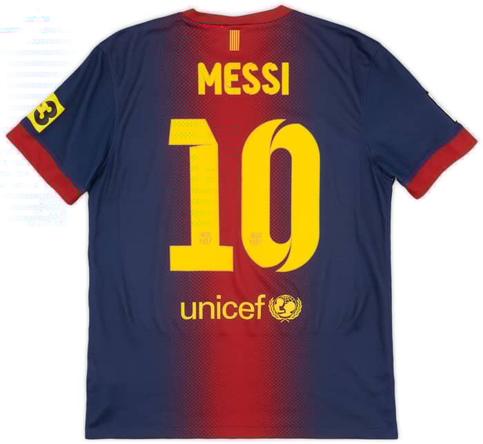 2012-13 Barcelona Home Shirt Messi #10 - 7/10 - (M)