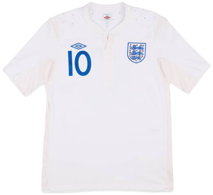 2010-11 England Home Shirt Rooney #10 - 8/10 - (M)