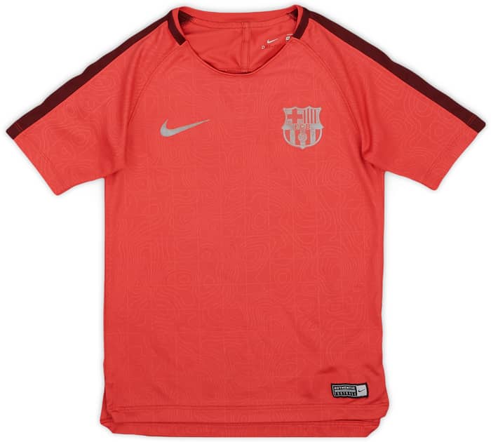 2018-19 Barcelona Nike Training Shirt - 9/10 - (S.Boys)
