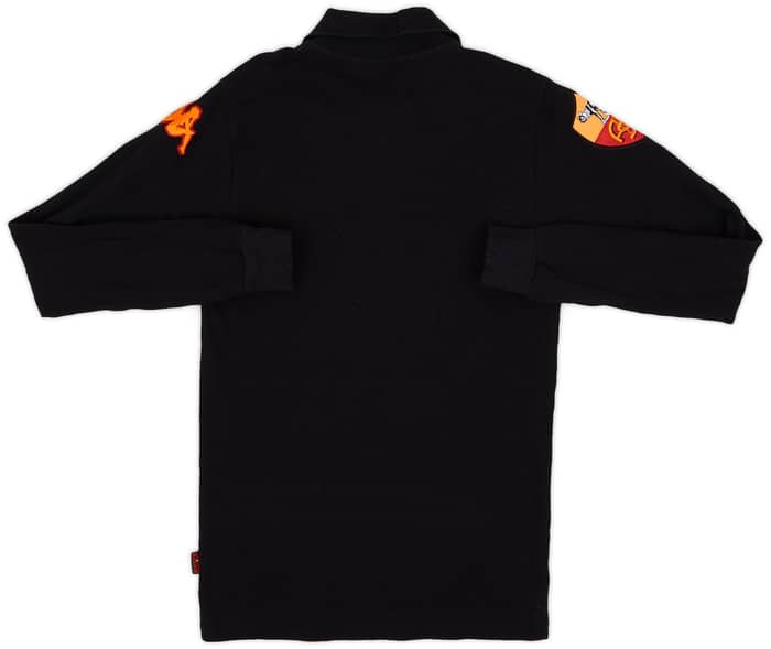 2009-10 Roma Kappa Polo L/S Shirt - 8/10 - (XS)