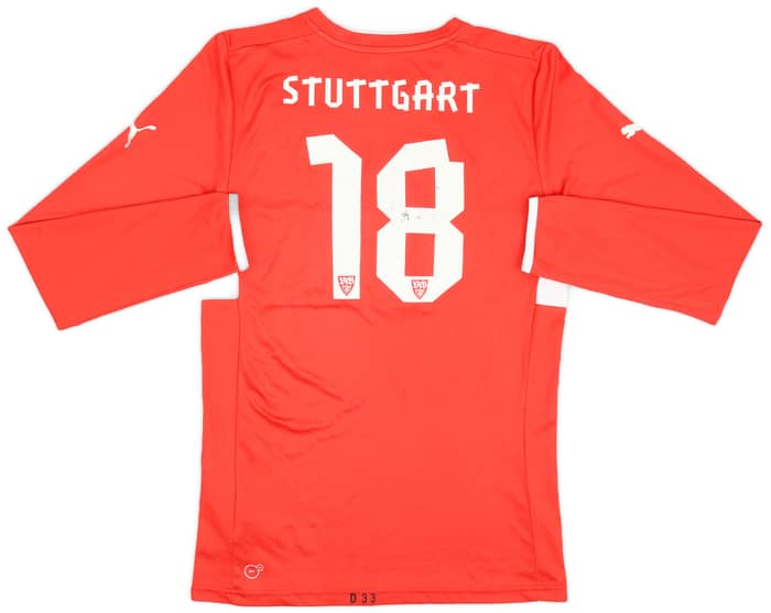2012-14 Stuttgart Away L/S Shirt #18 - 6/10 - (S)