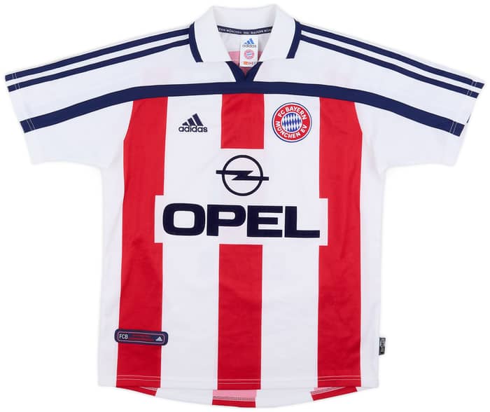 2000-01 Bayern Munich Away Shirt Elber #9 - 8/10 - (XL.Boys)