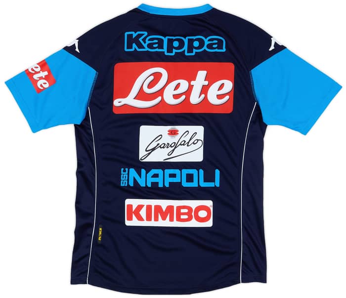 2017-18 Napoli Player Issue Training Tee # - 5/10