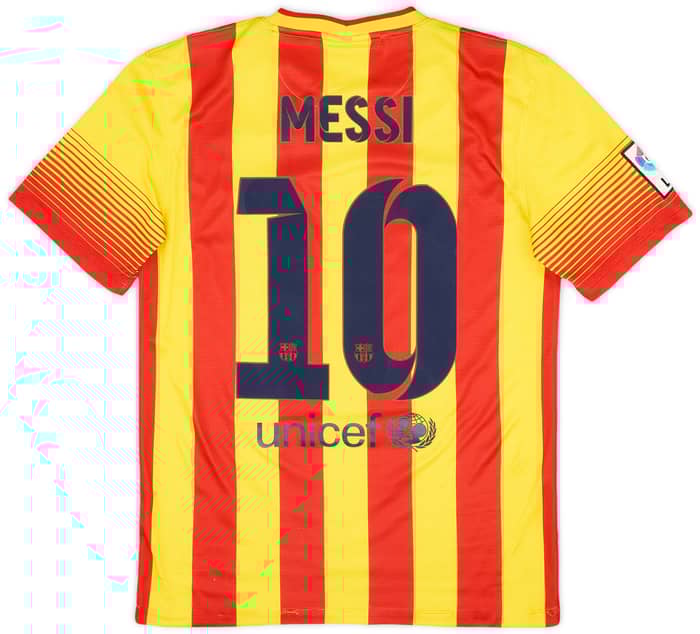 2013-15 Barcelona Away Shirt Messi #10 - 6/10 - (S)