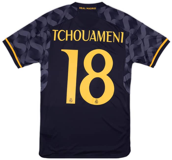 2023-24 Real Madrid Away Shirt Tchouameni #18 - 9/10 - (XS)