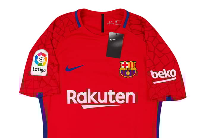 2017-18 Barcelona Player Issue GK S/S Shirt *w/Tags*