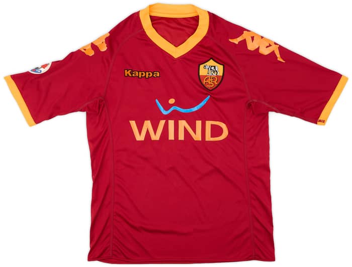 2009-10 Roma Home Shirt De Rossi #16 - 7/10 - (M)