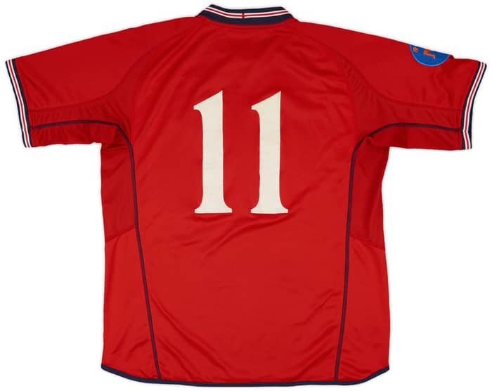 2002-04 England U-19 Match Issue Away Shirt #11