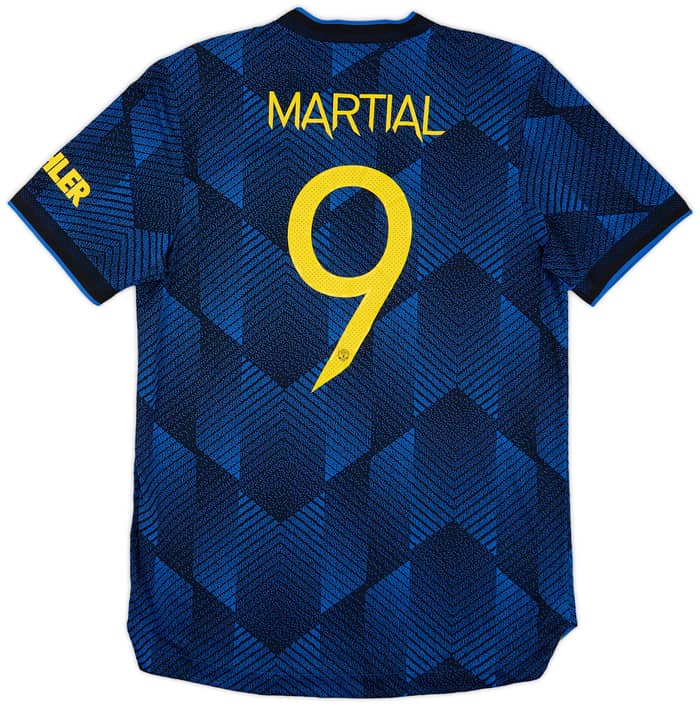 2021-22 Manchester United Authentic Third Shirt Martial #9 - 9/10 - (L)