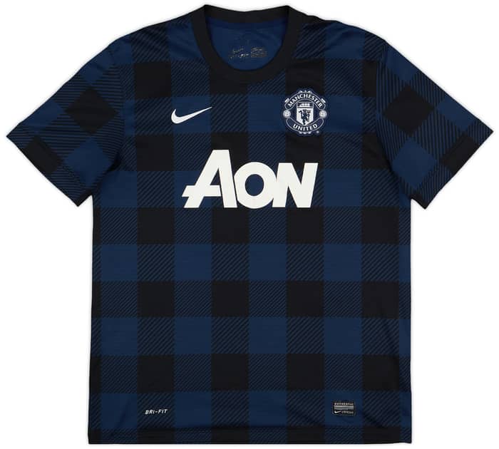 2013-14 Manchester United Away Shirt Evra #3 - 5/10 - (L)