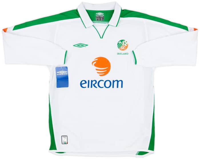 2003-05 Ireland Away L/S Shirt R. Keane #10 (M)