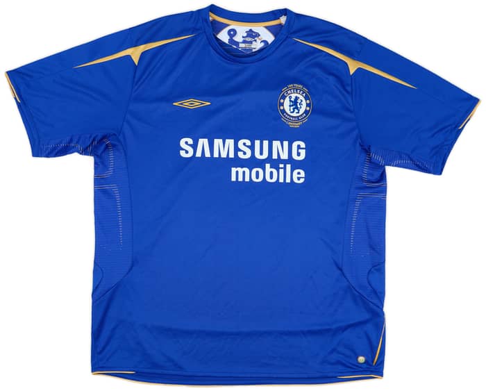 2005-06 Chelsea Centenary Home Shirt Makelele #4 - 8/10 - (XXL)
