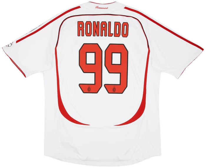 2006-07 AC Milan Away Shirt Ronaldo #99 - 5/10 - (XL)